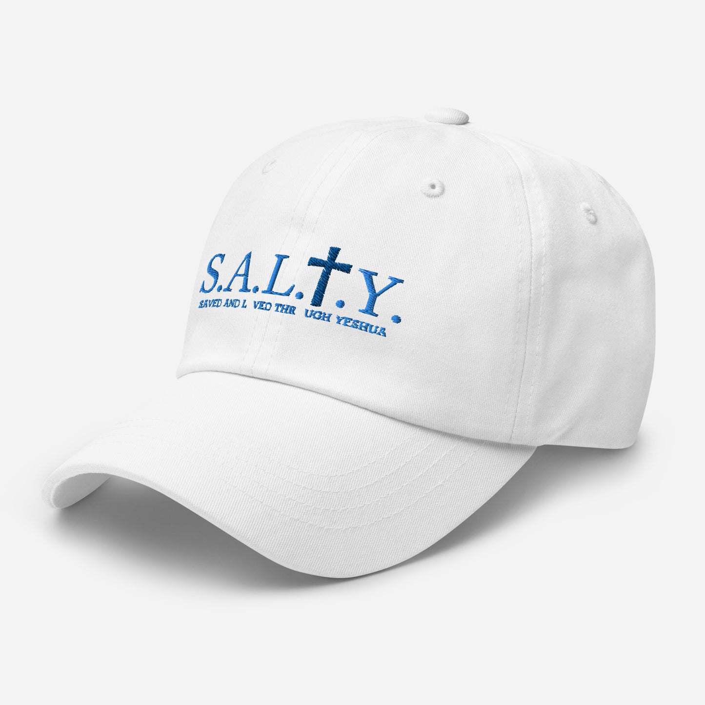 S.A.L.T.Y. white/blue hat