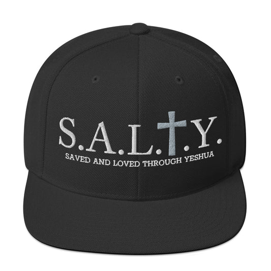 S.A.L.T.Y. black snapback hat
