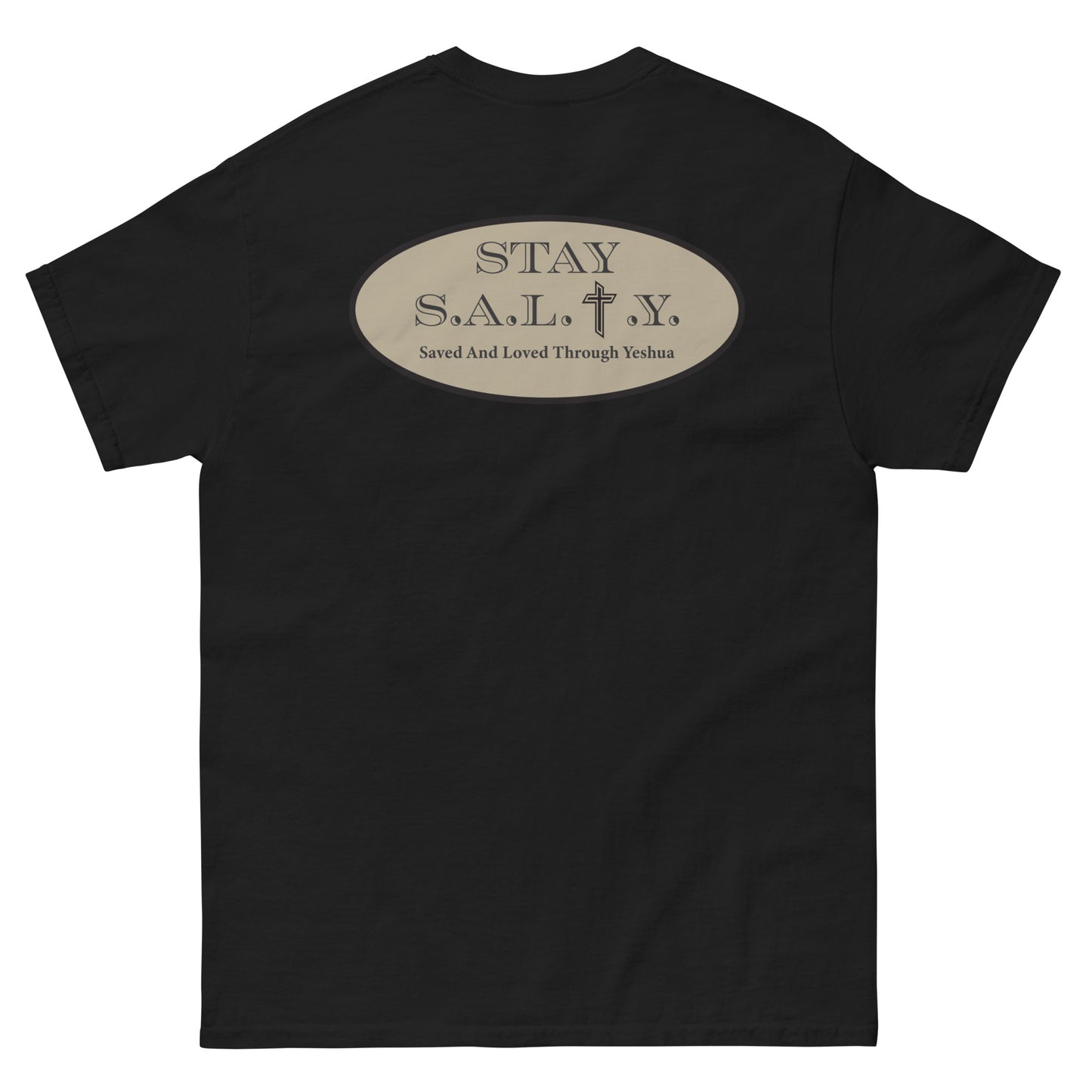 Stay S.A.L.T.Y. black classic tee