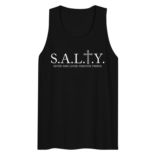 S.A.L.T.Y. black premium tank top